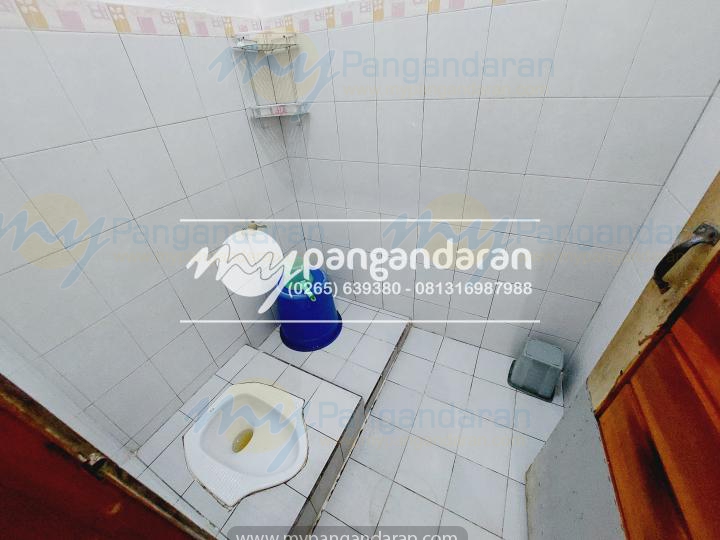  Tampilan kamar mandi bungalow lantai 2 pondok putri 2 pangandaran